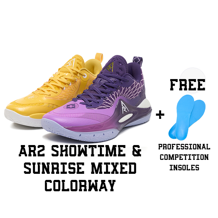 Rigorer AR2 Basketball Sneakers 'Showtime & Sunrise Mixed Colorway