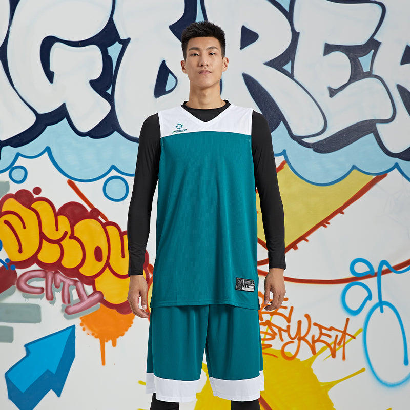 Custom Men Quick Dry Basketball Uniform Green Cool Pattern Back Design Logo  No Name Basketball Jersey - China Basketball Uniforms Reversible and  Basketball Team Uniforms Sets price