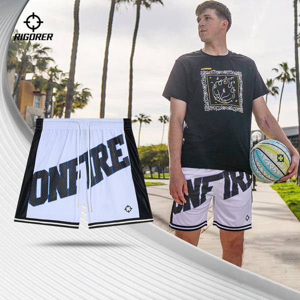 Rigorer Austin Reaves Same Style Basketball Polyester Shorts [Z123211606]