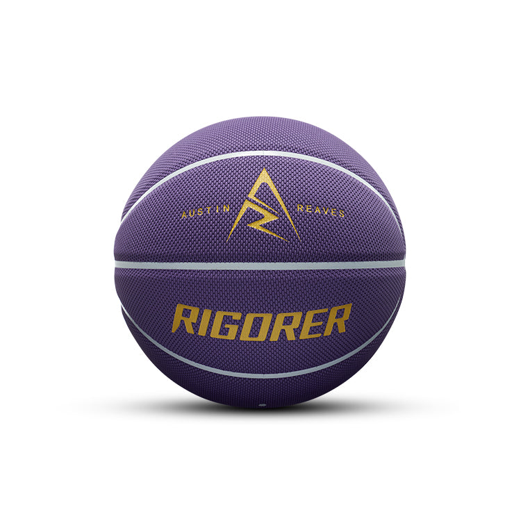 Rigorer Austin Reaves Signature Moisture Absorbent PU Basketball 'Purple'[Z123320110-7]