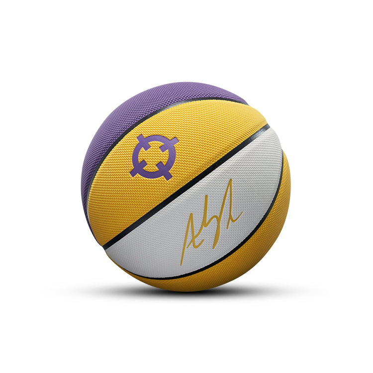 Rigorer Austin Reaves Signature Moisture Absorbent PU Basketball 'Purple/Yellow/White' [Z123320110-7]