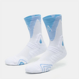 AR logo Rigorer Austin Reaves Basketball Socks Pro 'White/Blue'[Z123340303]