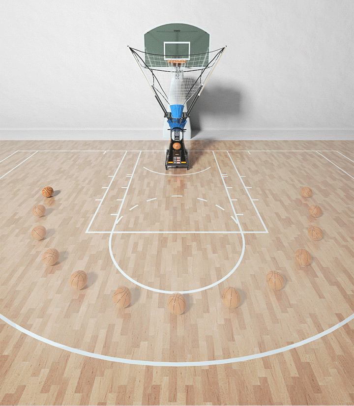 Rigor Machine Rigorer Automatic Basketball Serving Shooting Training Machine ...