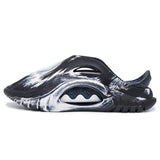 New Design Shark Sandals Super Soft Waterproof Slipper 'Black/White Flow' (Pack without box) [Z123260506-8]