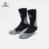 AR logo Rigorer Austin Reaves Basketball Socks Pro 'Black/Grey'[Z123340303]