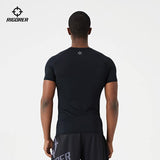 Breadthable Polyester Men's Compression Tops Short Sleeve Active Wear - Rigorer Official Flagship Store