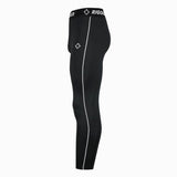 Black Color Plus fleece Breadthable Active Wear Men's Compression Pants - Rigorer Official Flagship Store