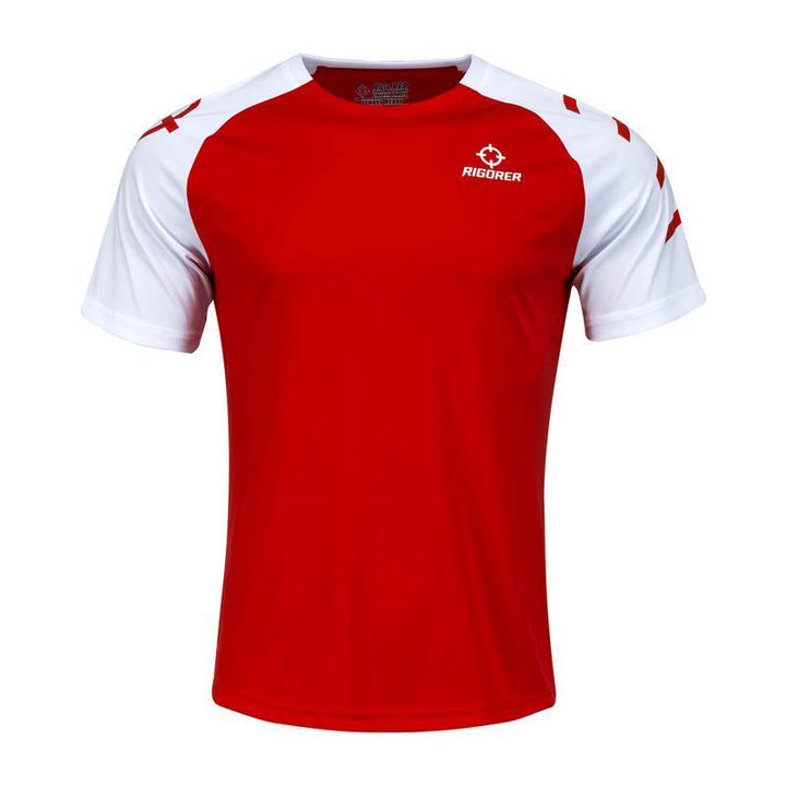 Men's Sports Wear Polyester Short Sleeve T-Shirt - Rigorer Official Flagship Store