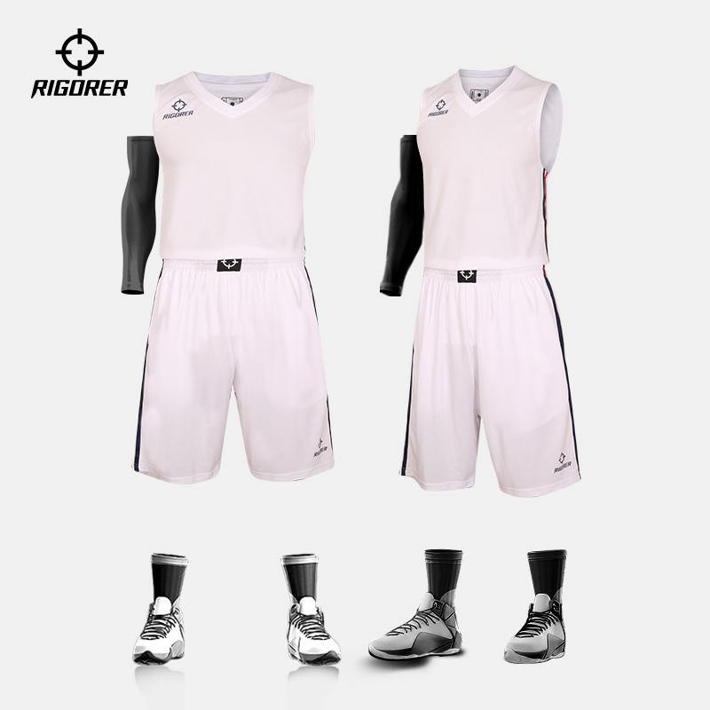 Multi Color Men's Polyester Breadthable Basketball Uniform - Rigorer Official Flagship Store