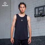 Mens Sports Reversible Basketball Jersey Quick Dry Fitness Gym Singlets Sleeveless Shirts - Rigorer Official Flagship Store