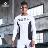 Men's Polyester & Spandex Breadthable Compression Tops - Rigorer Official Flagship Store