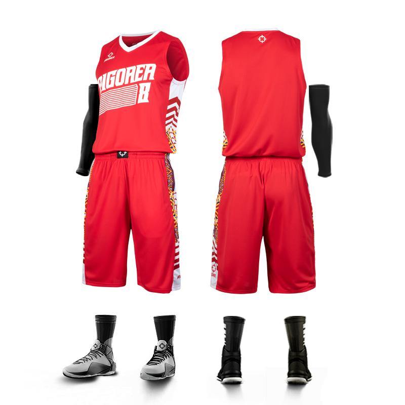 Polyester Breadthable Men's Sports Wear Basketball Jersey - Rigorer Official Flagship Store