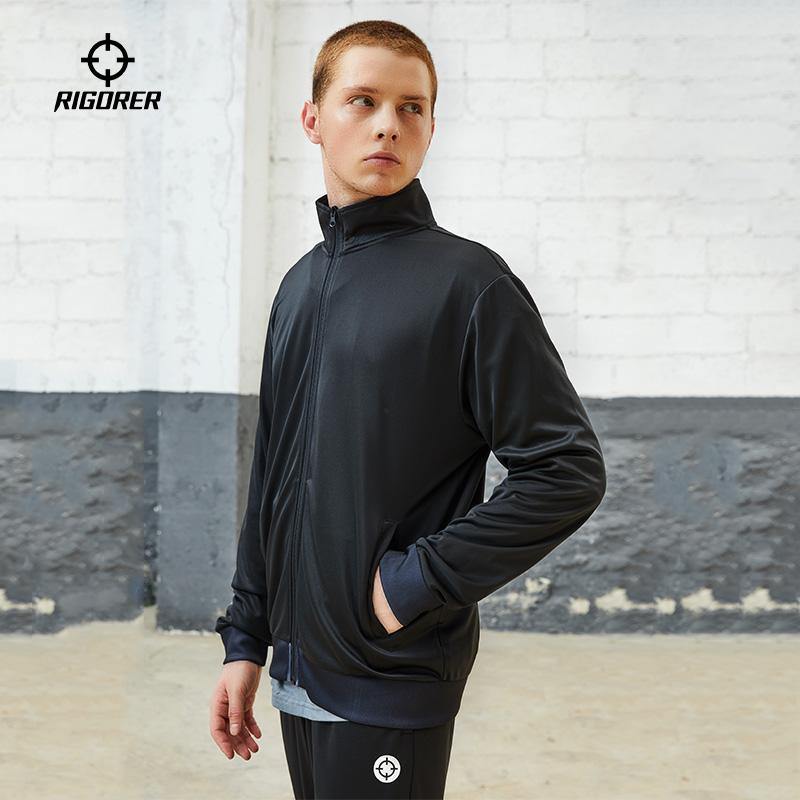 Rigorer Sports Wear Windbreaker Basketball Tracksuit Warm Breathable Cotton/Polyester - Rigorer Official Flagship Store