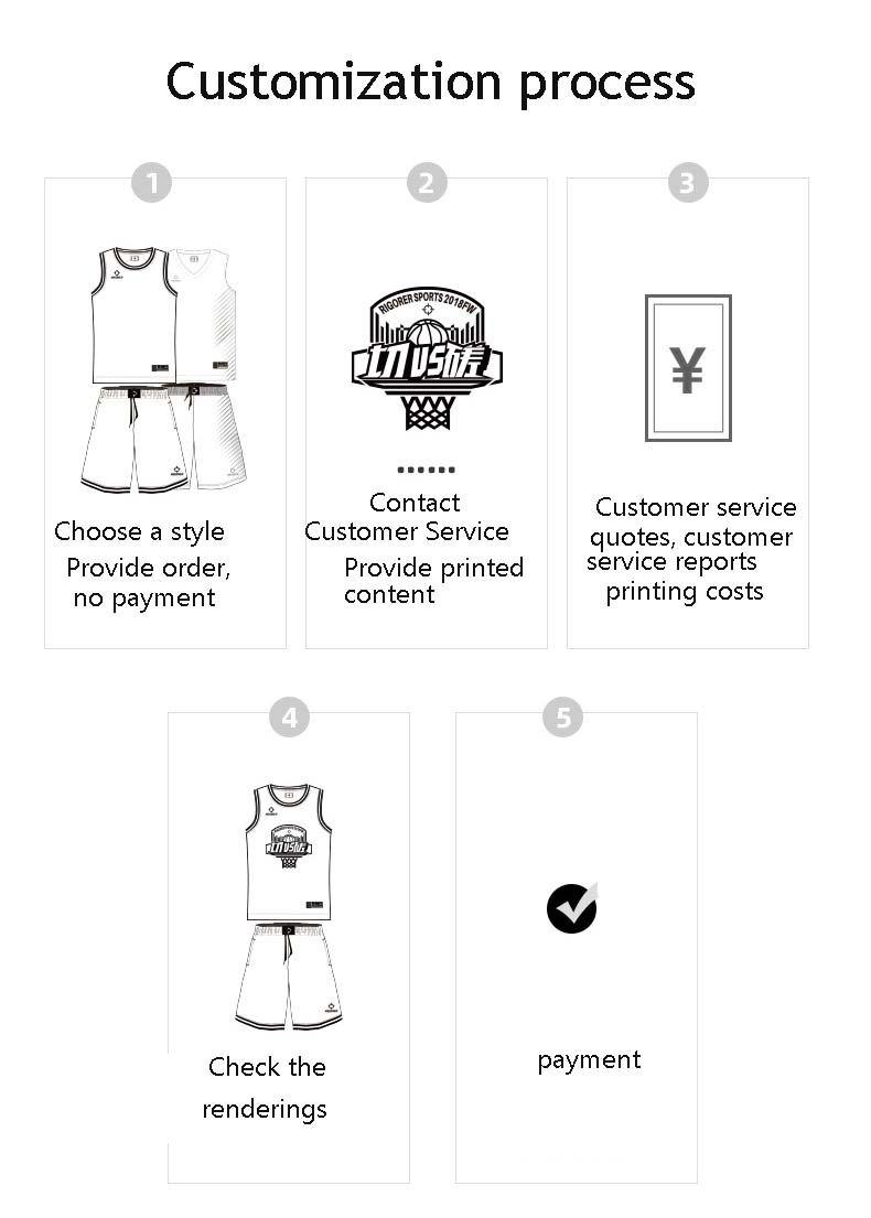 Custom Sublimation Tooth pitch series Basketball Uniform - Rigorer Official Flagship Store