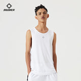Sports Wear Men's Basketball Vest Polyester Tops - Rigorer Official Flagship Store