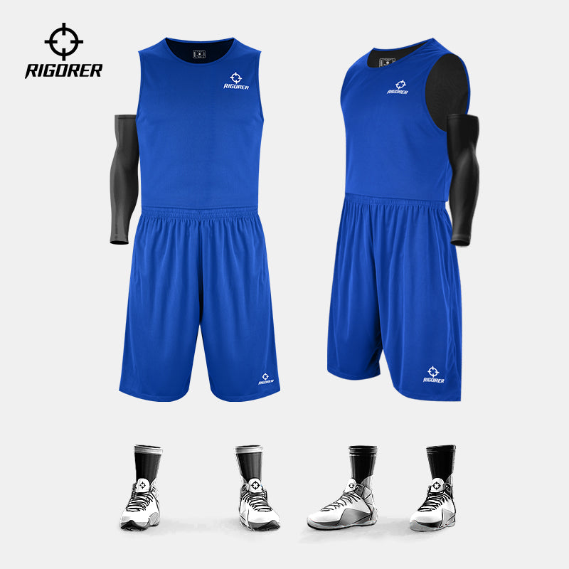 Funtery 12 Pcs Men Basketball Jerseys Mesh Basketball Uniform 2XL  Reversible Number Printing Basketball Team Jersey for Men Blue