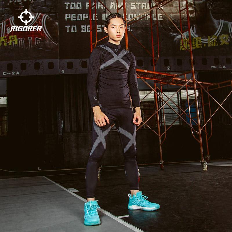 Men's Sports Wear Compression tops Active Wear - Rigorer Official Flagship Store