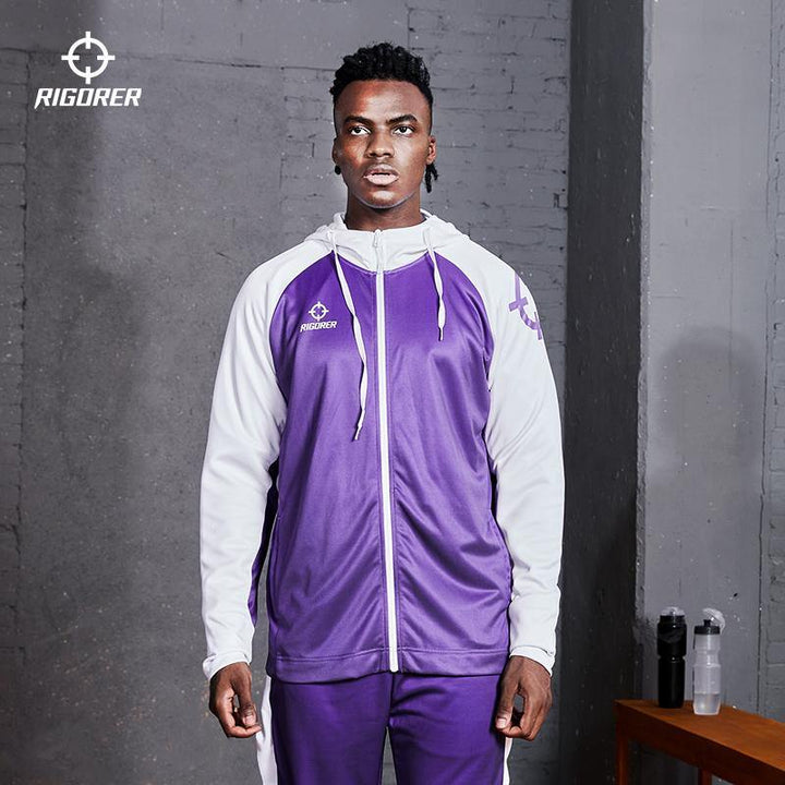 Rigorer Sports Wear Hoodies Sweatshirt Basketball Tracksuit Polyester Elastic - Rigorer Official Flagship Store